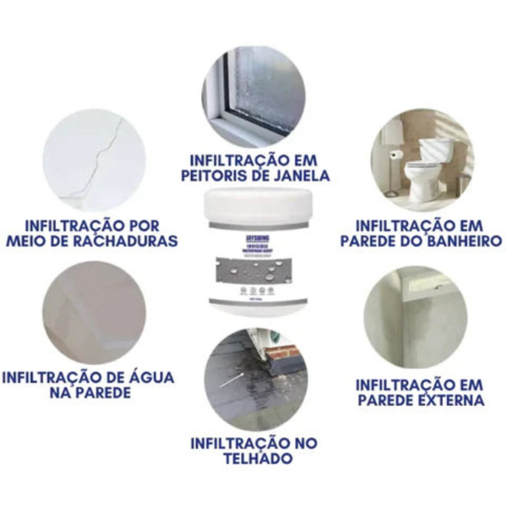 Selante Para Infiltrações Isodex de 1 Litro Com Pincel Grátis | Estoque no Brasil