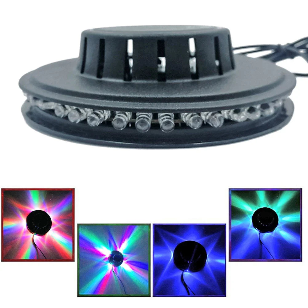 Luz LED Giratória RGB (PROMOÇÃO)