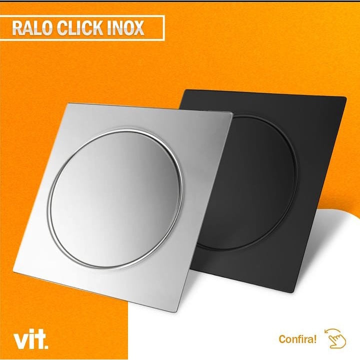 Ralo Click Inteligente Para Banheiro Veda Cheiro
