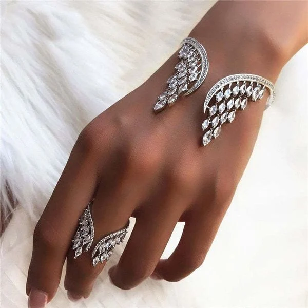 Bracelete / Anel Asas de Anjo - TrendWing+