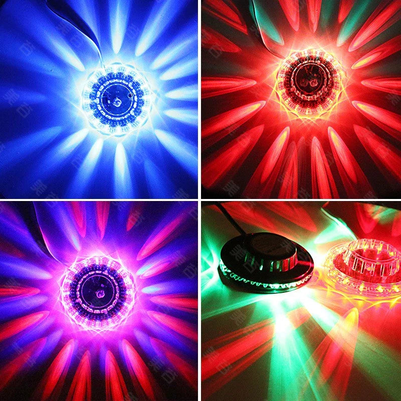 Luz LED Giratória RGB (PROMOÇÃO)