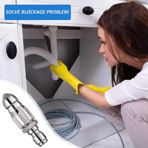 Bico Hidrojato para Esgoto em Aço Inox