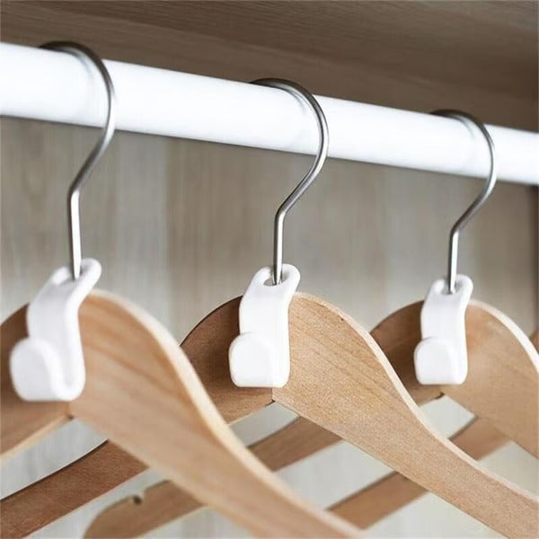 Conector Inteligente™ – O Gancho que Triplica o Espaço do seu Guarda-Roupa