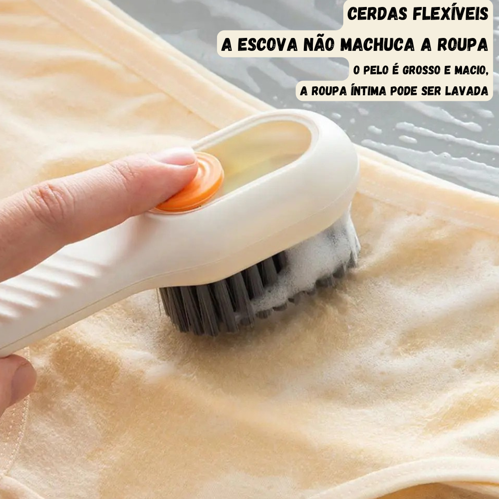 🧼 TrendClean™ – Escova Multiuso com Dispenser (COMPRE 1 LEVE 2)