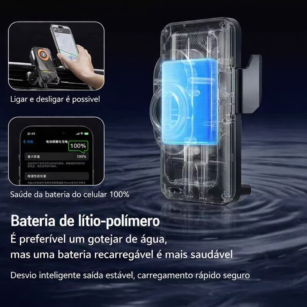 Suporte Veicular Charger Pro – TrendProdutos
