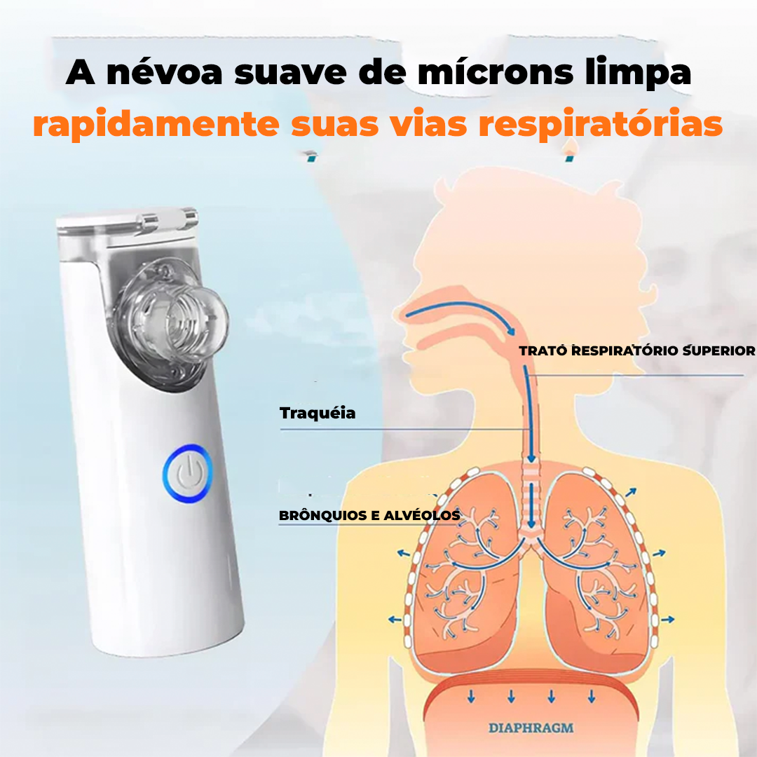Inalador Nebulizador Trend® - Portátil e Ultra-silencioso