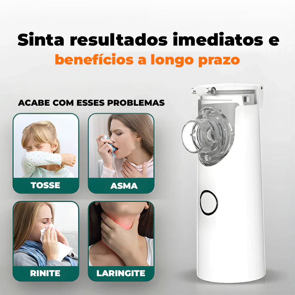Inalador Nebulizador Trend® - Portátil e Ultra-silencioso