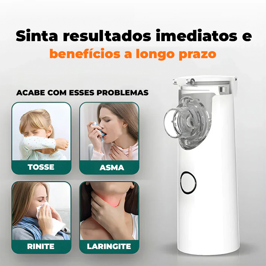 Inalador Nebulizador Trend® - Portátil e Ultra-silencioso