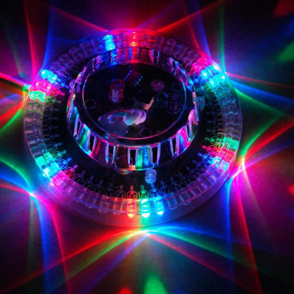 Luz LED Giratória RGB (PROMOÇÃO)