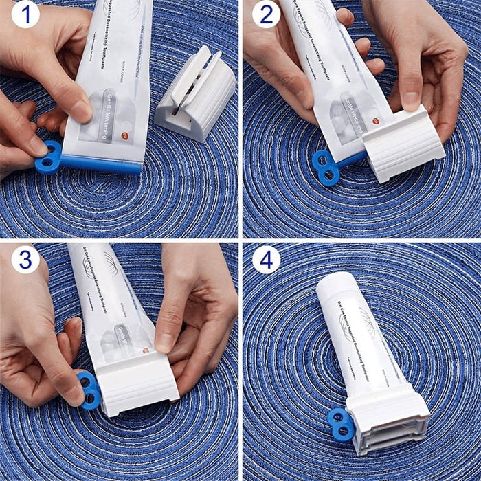 Espremedor de Pasta de Dente - TwistRoll - COMPRE 1 LEVE 3